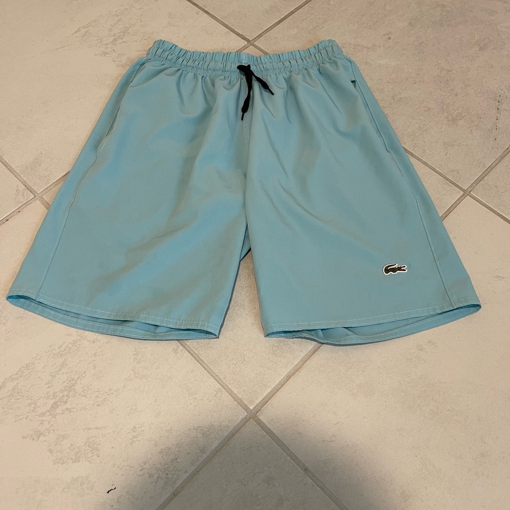 Lacoste Men's Sky Blue Athletic Shorts
